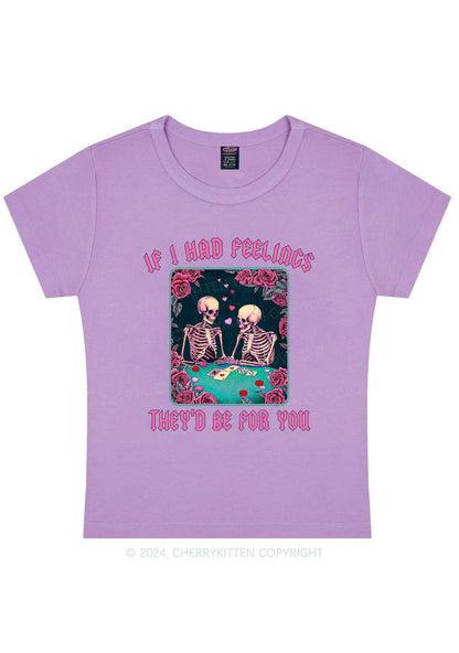 I Had Feelings Y2K Valentine's Day Baby Tee Cherrykitten