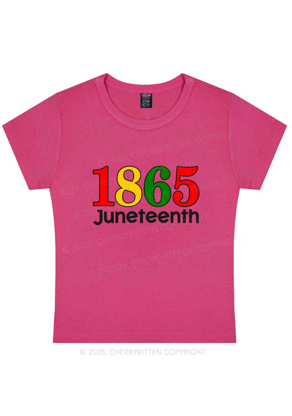 Juneteenth Y2K Baby Tee Cherrykitten