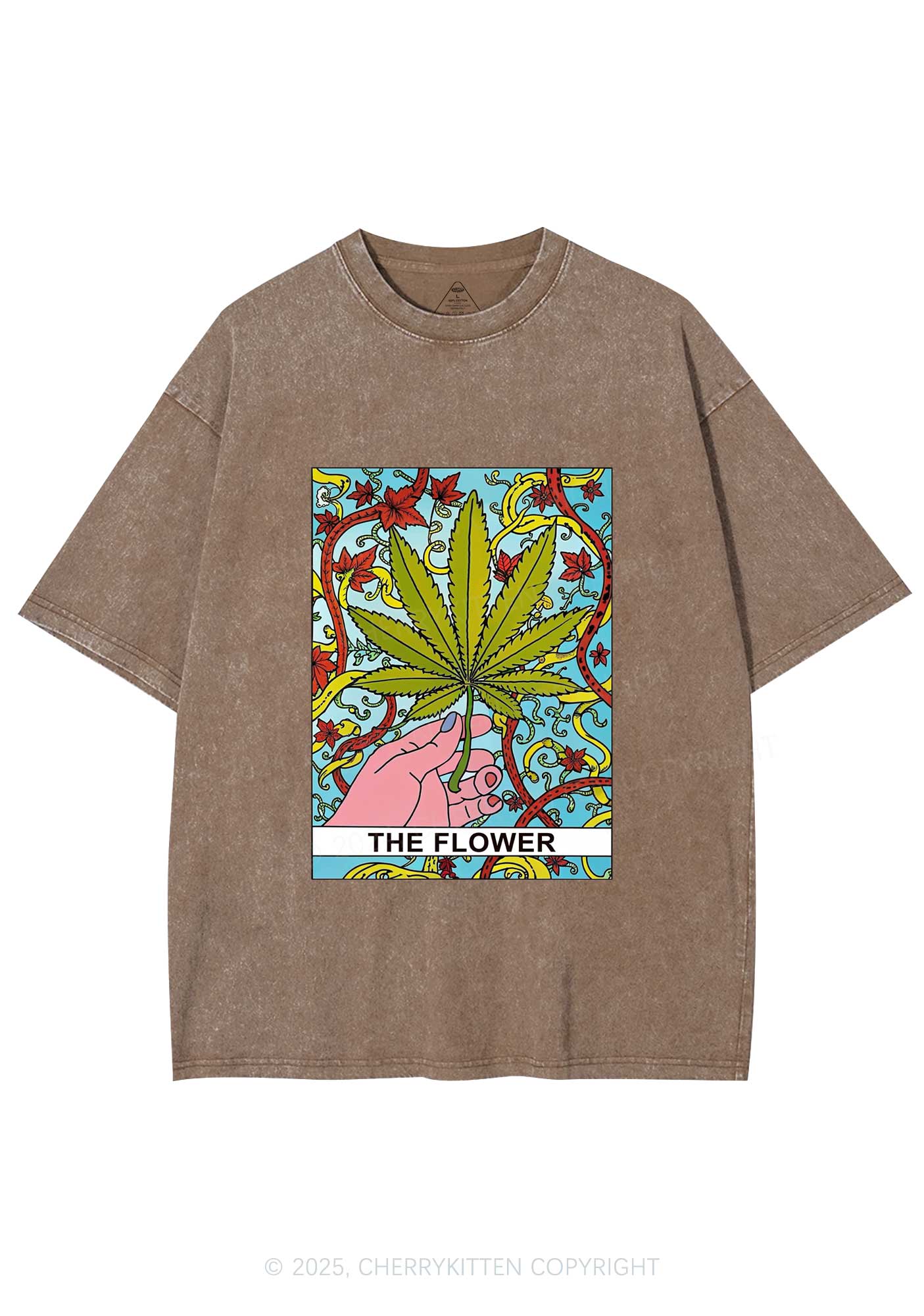 The Flower Y2K Washed Tee Cherrykitten