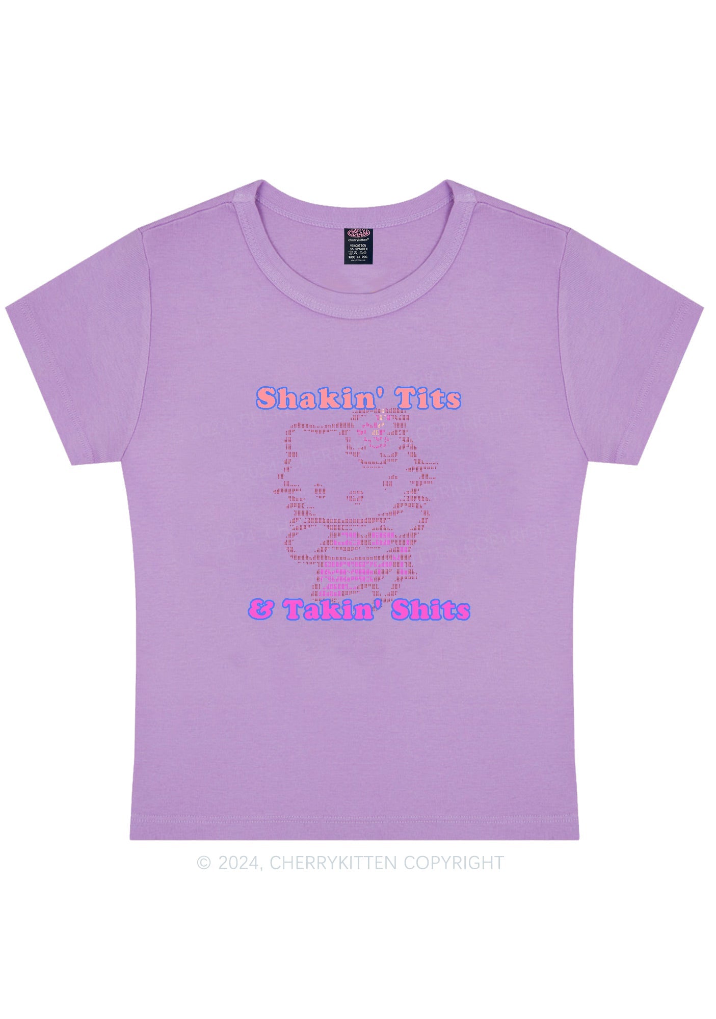 Shakin Txts Y2K Baby Tee Cherrykitten