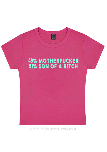 Motherfxcker Son Of Bxxch Y2K Baby Tee Cherrykitten