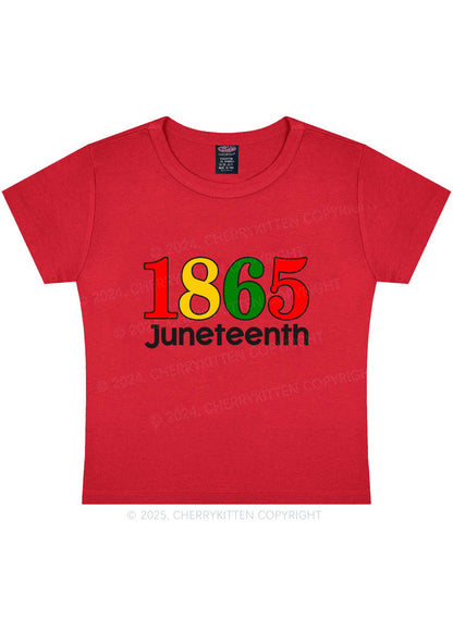 Juneteenth Y2K Baby Tee Cherrykitten