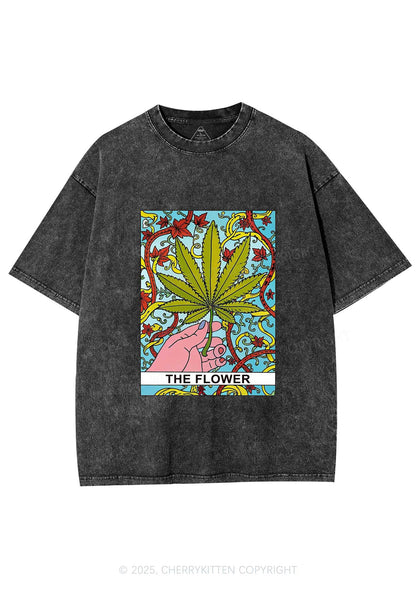 The Flower Y2K Washed Tee Cherrykitten