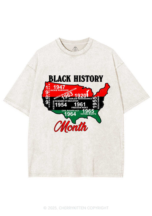 Black History Month Y2K Washed Tee Cherrykitten