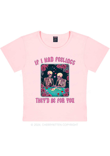 I Had Feelings Y2K Valentine's Day Baby Tee Cherrykitten