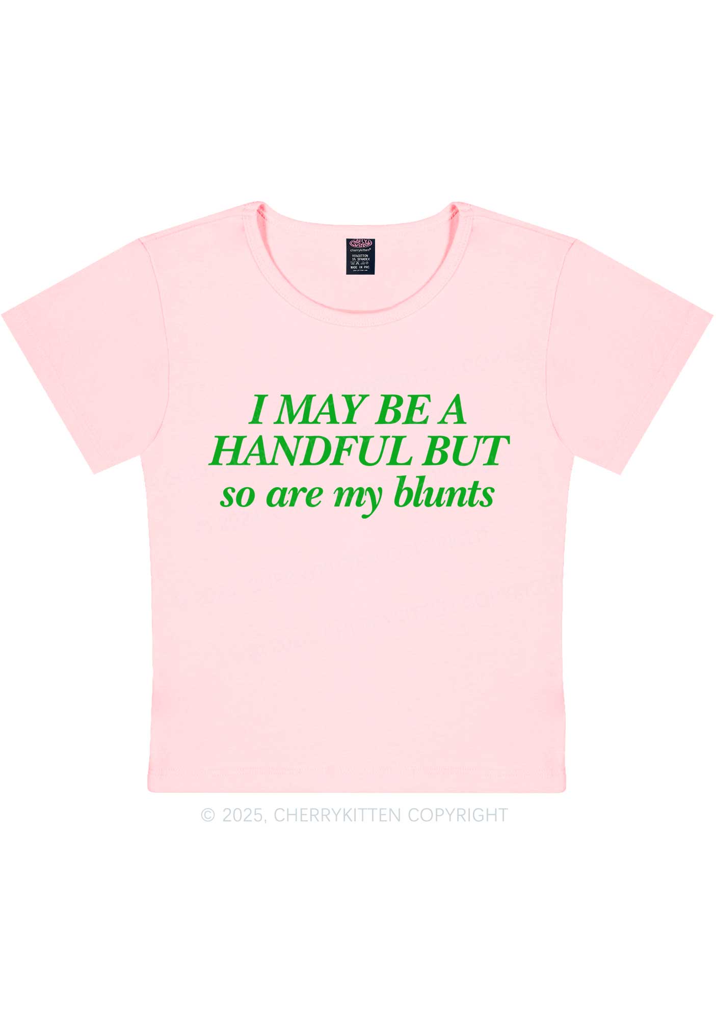 My Blunts Are Handful Y2K Baby Tee Cherrykitten