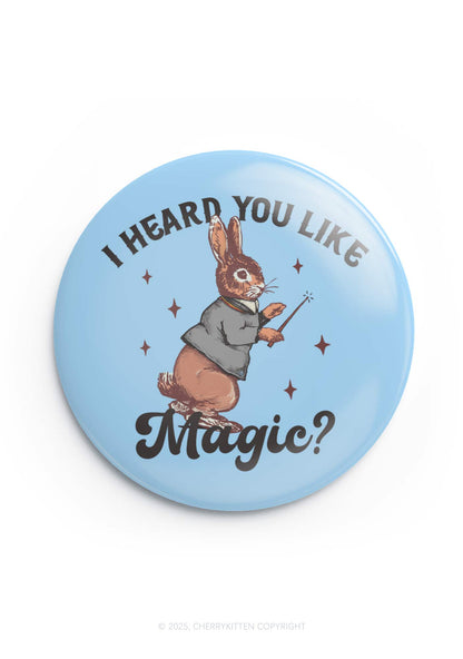 I Heard You Like Magic 1Pc Y2K Pin Cherrykitten