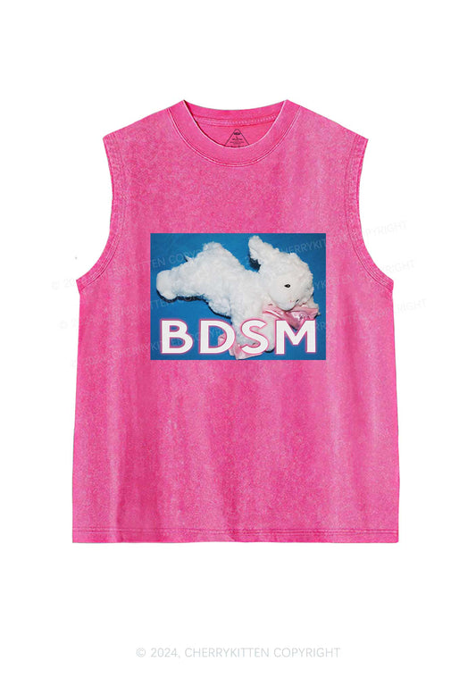 BDSM Goat Y2K Washed Tank Cherrykitten