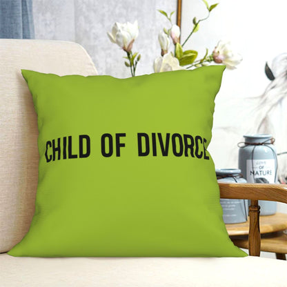 Child Of Divorce Y2K Throw Pillow Cover Cherrykitten