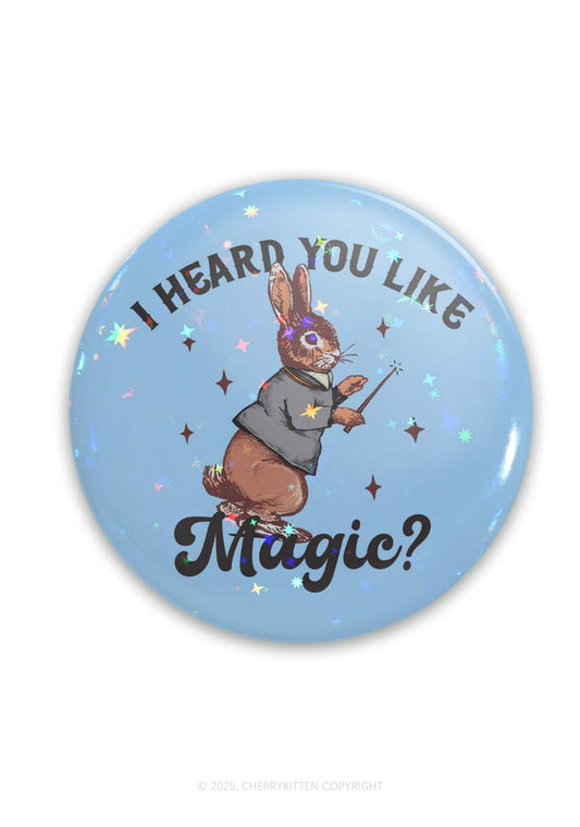 I Heard You Like Magic 1Pc Y2K Pin Cherrykitten