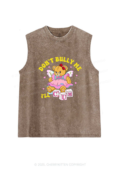 Dont Bully Bear Y2K Washed Tank Cherrykitten