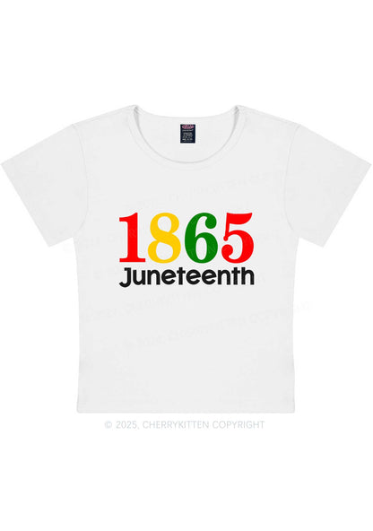 Juneteenth Y2K Baby Tee Cherrykitten