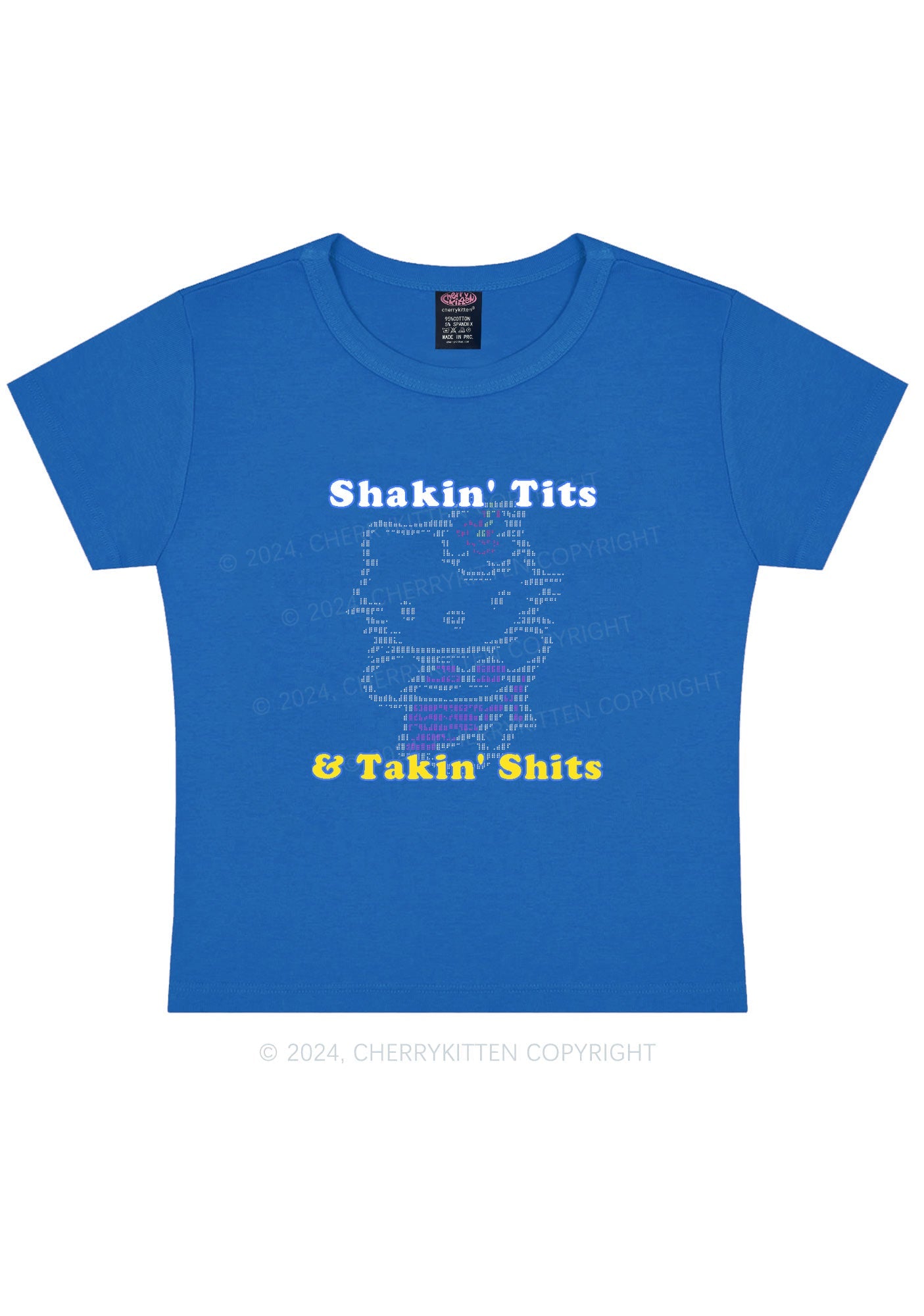 Shakin Txts Y2K Baby Tee Cherrykitten