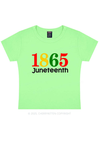 Juneteenth Y2K Baby Tee Cherrykitten