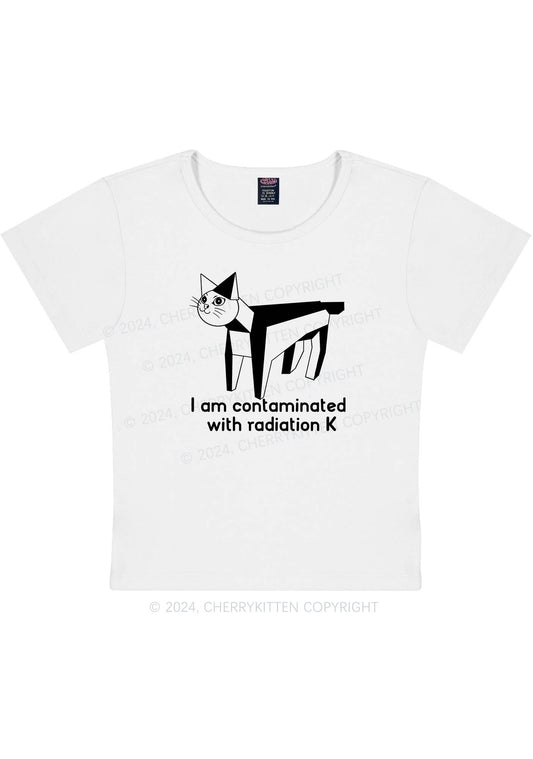 I Am Contaminated Y2K Baby Tee Cherrykitten