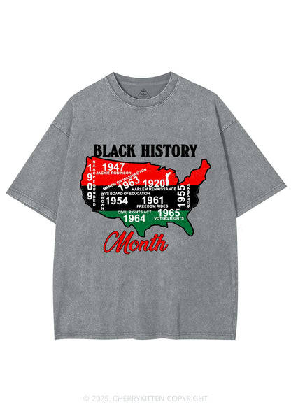 Black History Month Y2K Washed Tee Cherrykitten