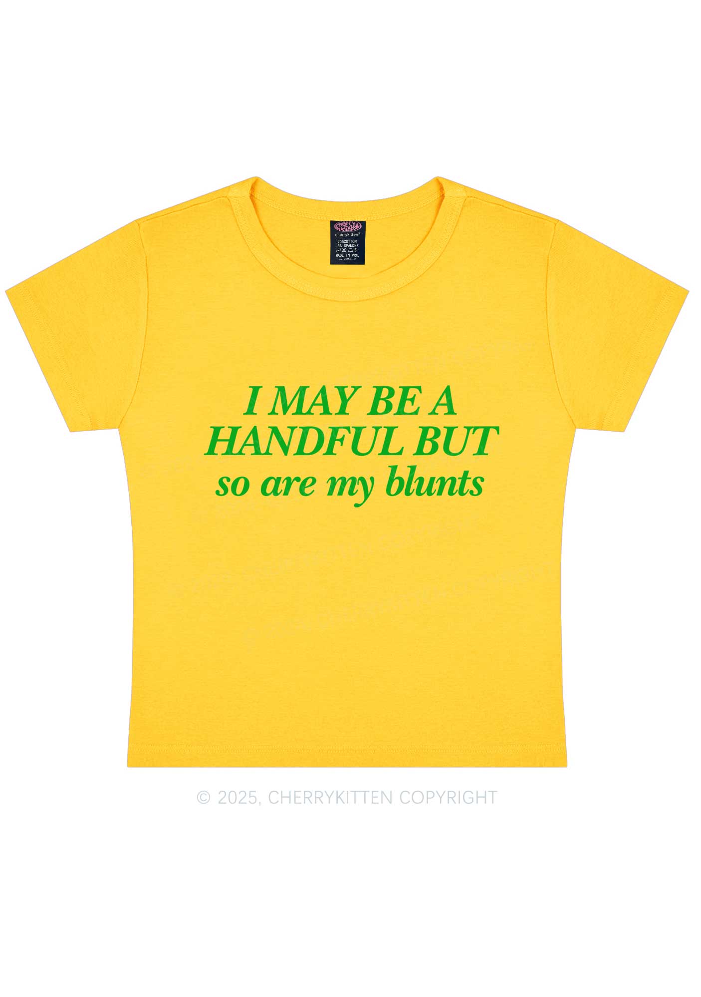 My Blunts Are Handful Y2K Baby Tee Cherrykitten