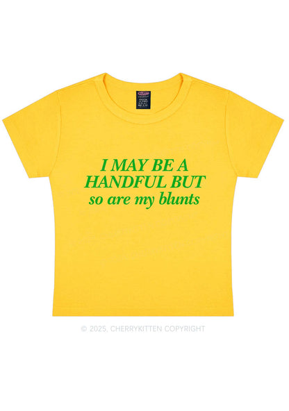 My Blunts Are Handful Y2K Baby Tee Cherrykitten