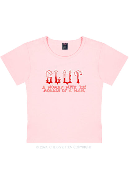 Slxt Woman Y2K Baby Tee Cherrykitten