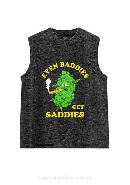 Baddie Smoker Y2K Washed Tank Cherrykitten