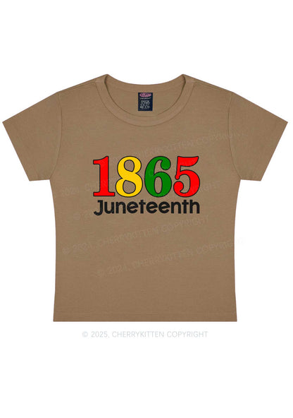 Juneteenth Y2K Baby Tee Cherrykitten