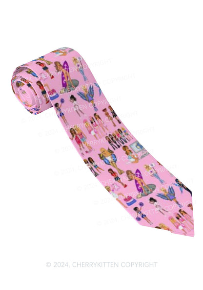 Pink Fairy Girls Y2K Necktie Cherrykitten