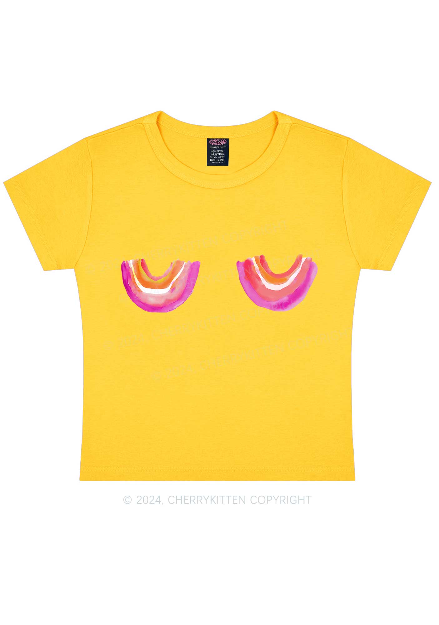 Lesbian Bxxb Y2K Baby Tee Cherrykitten