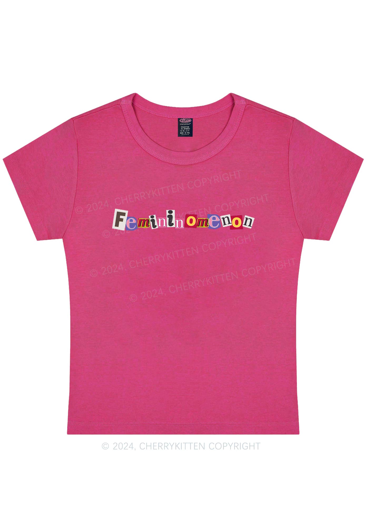 Femininomenon Y2K Baby Tee Cherrykitten