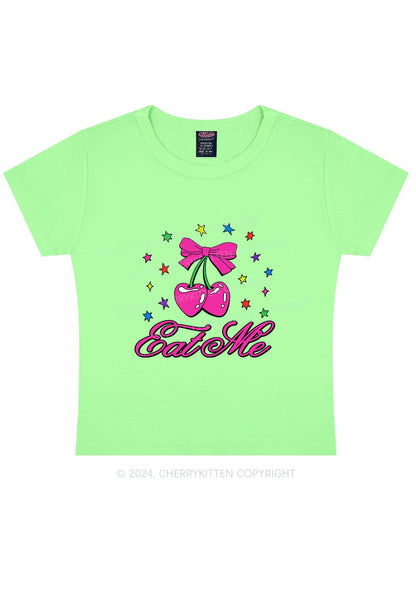 Eat Me Cherry Y2K Baby Tee Cherrykitten