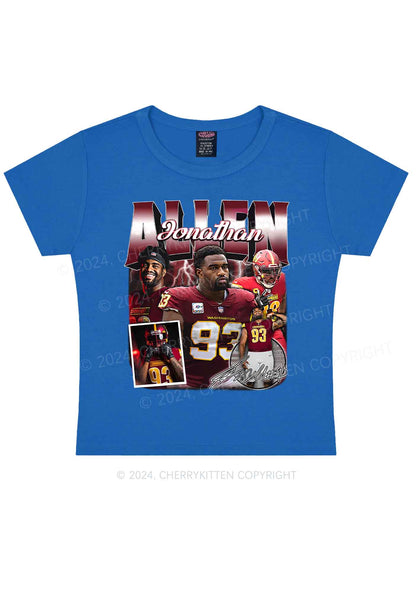 Red Allen Y2K Super Bowl Baby Tee Cherrykitten