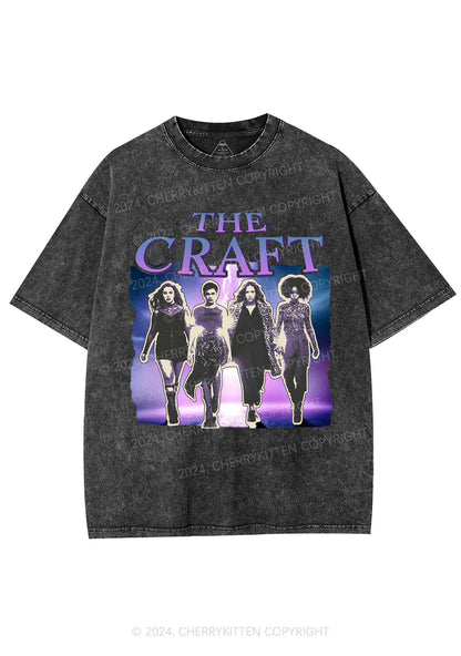 Halloween Big Craft Y2K Washed Tee Cherrykitten