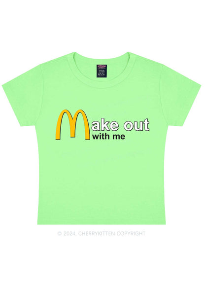 Make Out With Me Y2K Baby Tee Cherrykitten