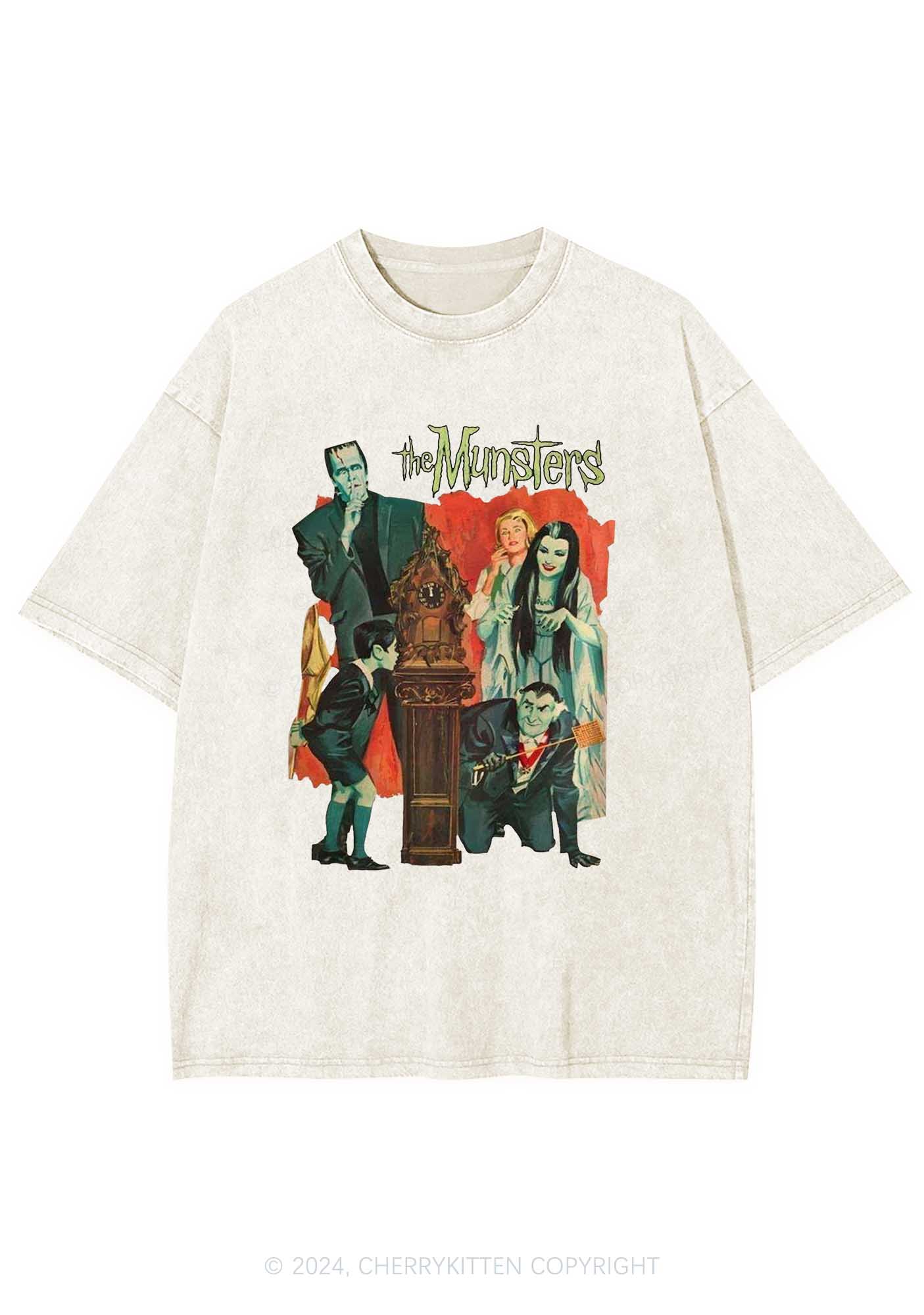 Halloween The Munsters Y2K Washed Tee Cherrykitten