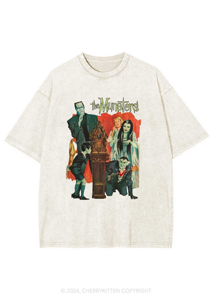 Halloween The Munsters Y2K Washed Tee Cherrykitten