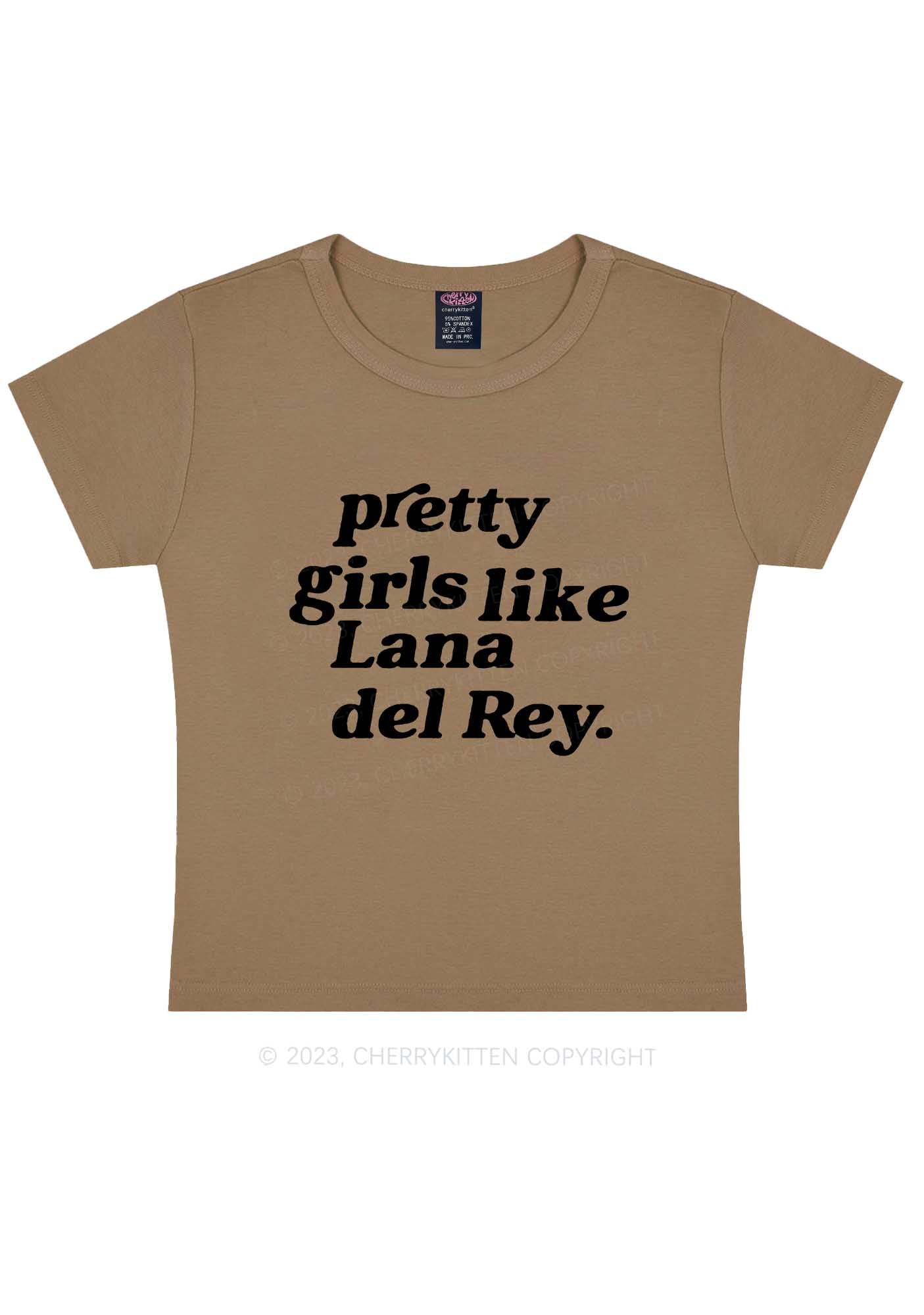 Pretty Girls Like LDR Y2K Baby Tee Cherrykitten