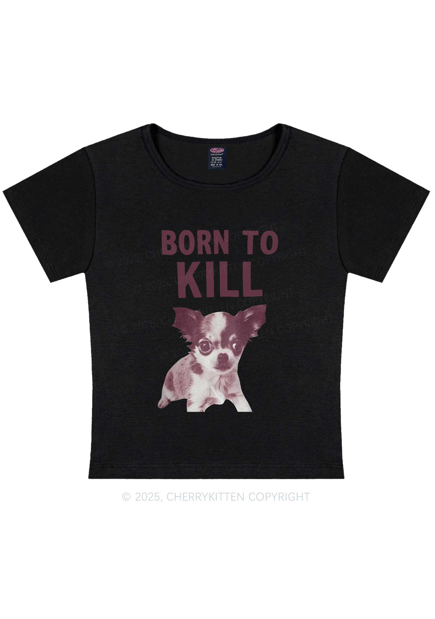 Born To Kill Y2K Baby Tee Cherrykitten