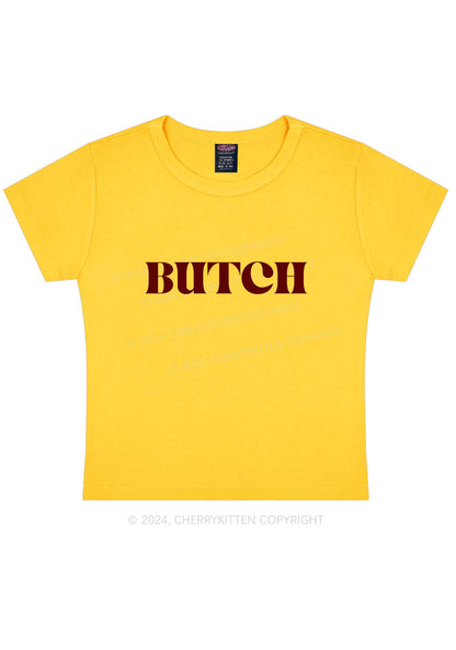 Butch Y2K Baby Tee Cherrykitten