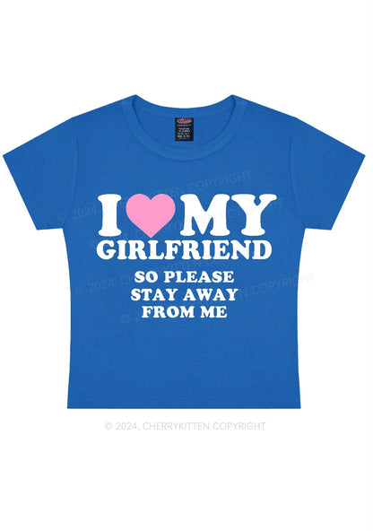 I Love My GF Y2K Valentine's Day Baby Tee Cherrykitten