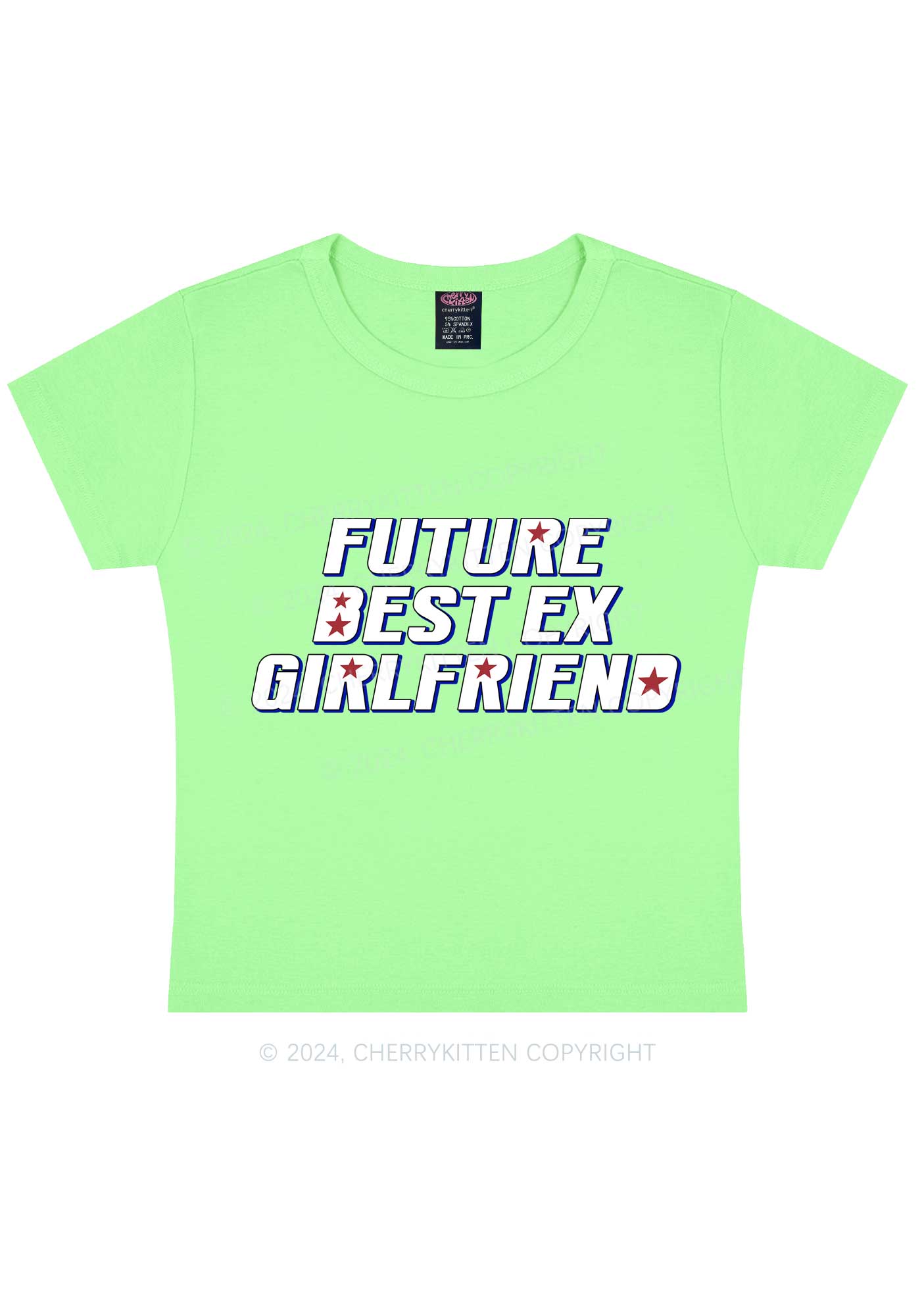 Future Best Ex GF Y2K Baby Tee Cherrykitten