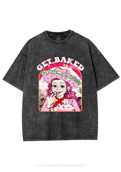 Get Baked Y2K Washed Tee Cherrykitten