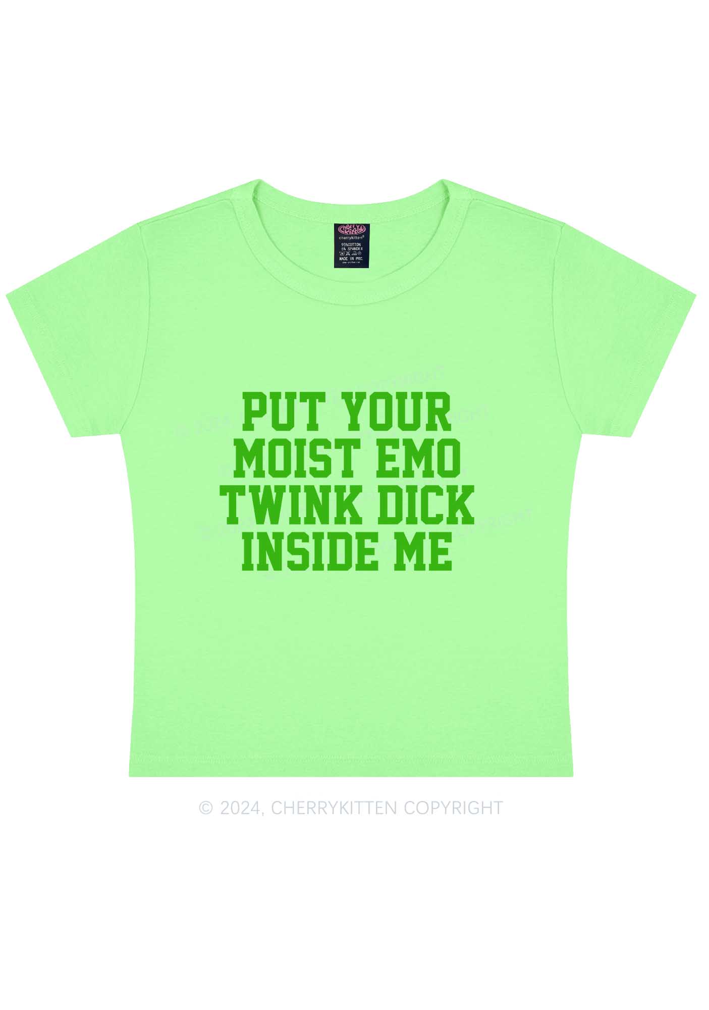 Put It Inside Me Y2K Baby Tee Cherrykitten