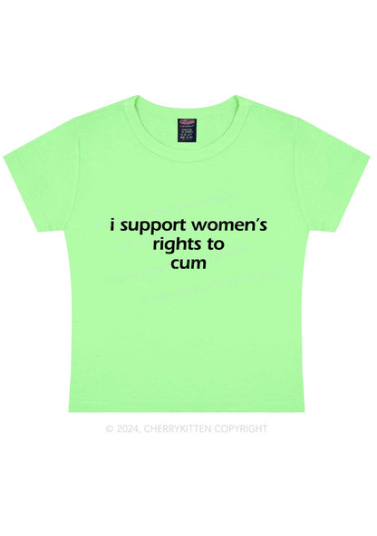 Women's Rights To Come Y2K Baby Tee Cherrykitten