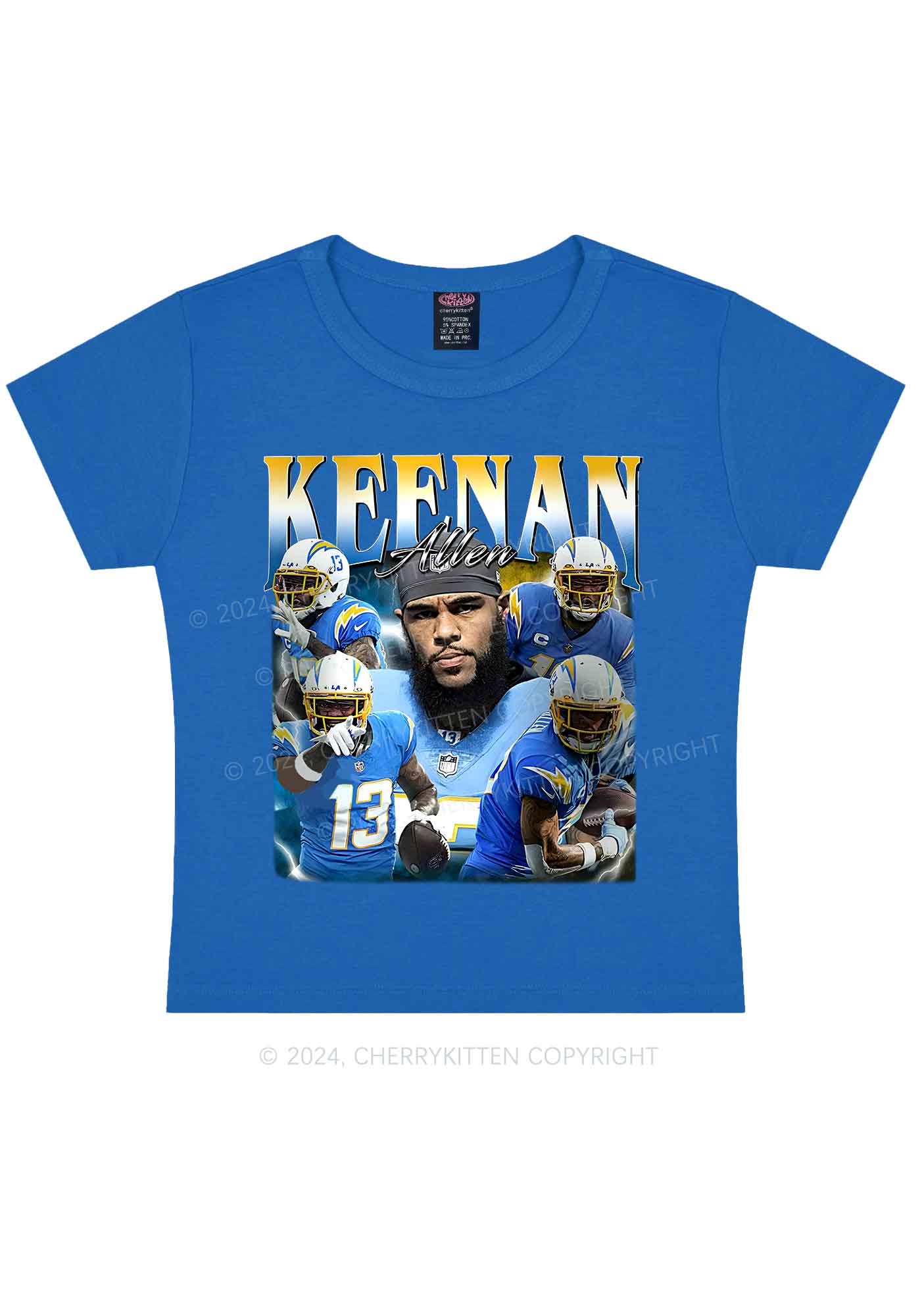 Vintage Keenan Y2K Super Bowl Baby Tee Cherrykitten