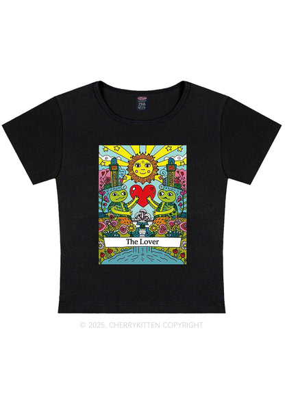 The Lover Frog Y2K Baby Tee Cherrykitten