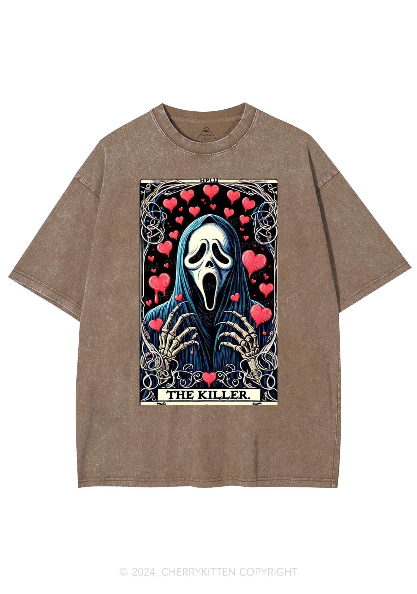 Halloween The Killer Y2K Washed Tee Cherrykitten