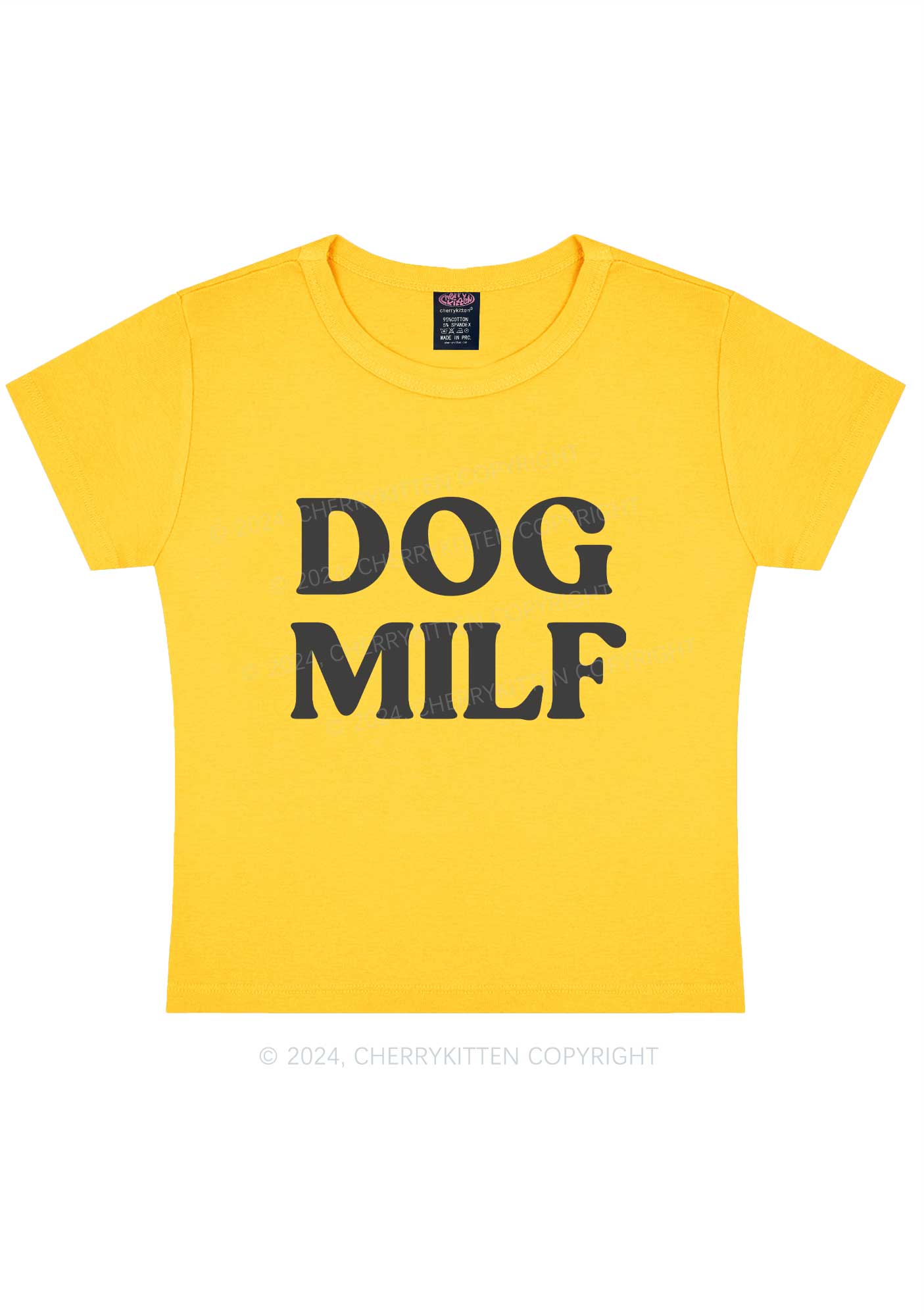 Dog Mxxf Y2K Baby Tee Cherrykitten