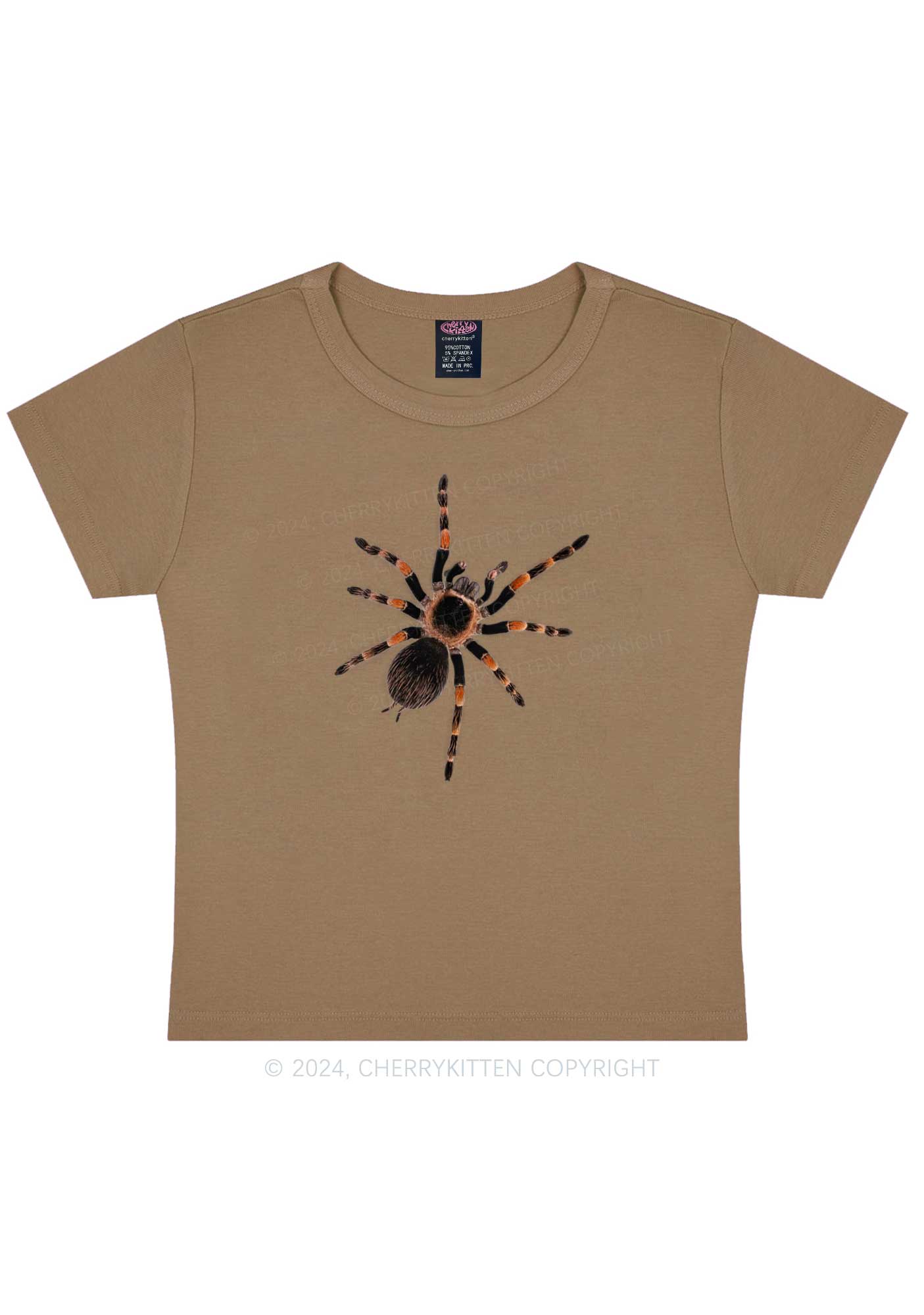 Mexican Red Knee Tarantula Y2K Baby Tee Cherrykitten