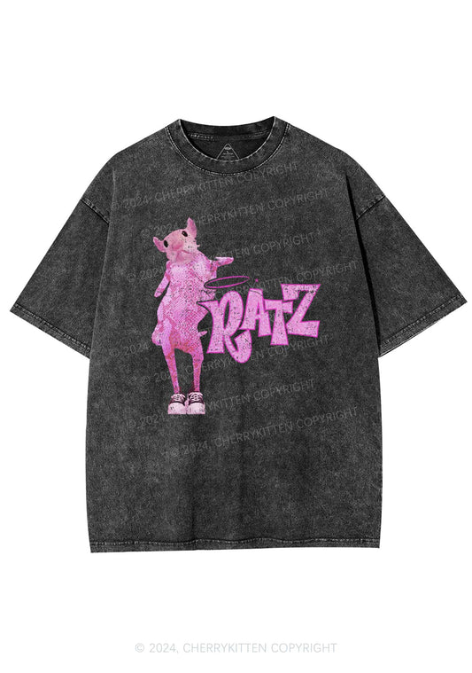 High Ratz Y2K Washed Tee Cherrykitten