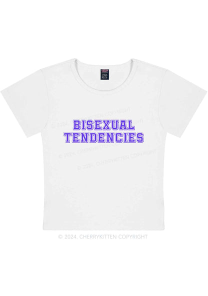 Curvy Bisexual Tendencies Y2K Baby Tee Cherrykitten