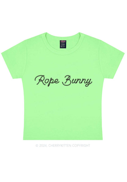 Rope Bunny Y2K Baby Tee Cherrykitten